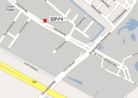 Locatie WHY?! Service Group Kaartje regio