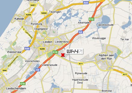 Locatie WHY?! Service Group Kaartje regio